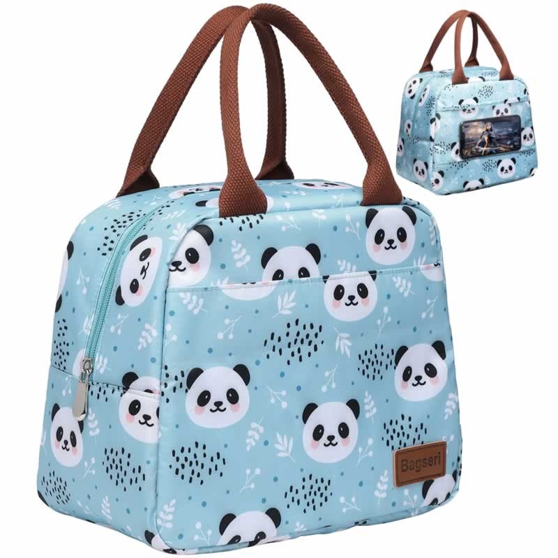 Portable Insulated Lunch Container With Bag, Kawaii Panda Thermal